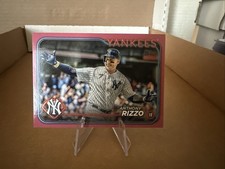 2024 Topps Series 1 - Anthony Rizzo #184 Pink Mothers Day 4/50