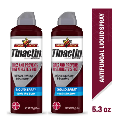 #ad Tinactin Liquid Foot Spray 5.3 Oz Pack of 2 $13.80