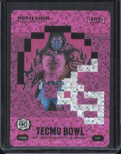Bo Jackson Battle Arena Tecmo Bowl #HI33 McVillain Helmet Icon Battlefoil