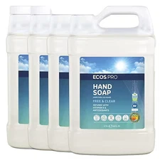 Ecos Pro Pl9663/04 Hand Soap, Biodegradable, Fragrance Free, 4 Pk