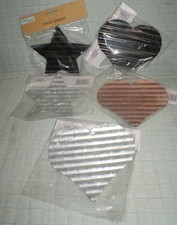 Galvanized Metal Corrugated Cutouts Heart/Star New Fast Shipping