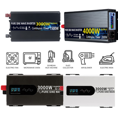 24V 230V 3000W-6000W Reiner Sinus-Wechselrichter Converter Remote Off Grid