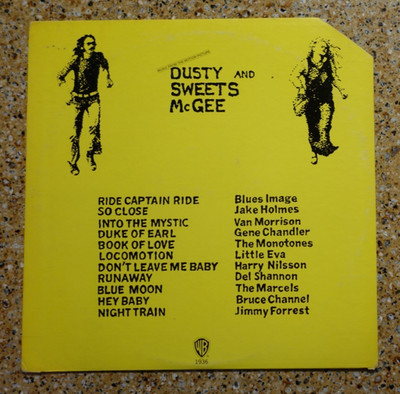 DUSTY AND SWEETS MCGEE OST Various Artists WARNER BROS LP WB 1936 VG+ TESTED