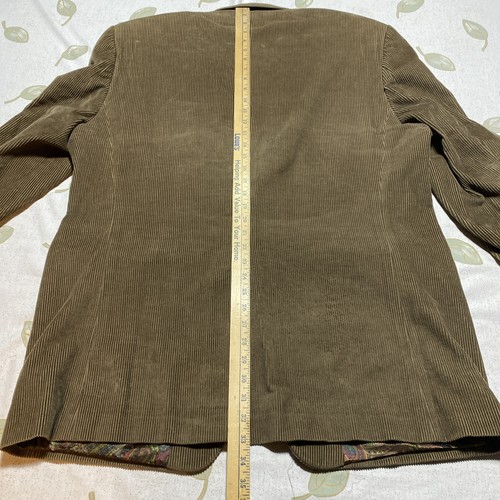 Polo Ralph Lauren Sport Coat Blazer 46L Mens Corduroy Brown 100% Cotton - Picture 10 of 13