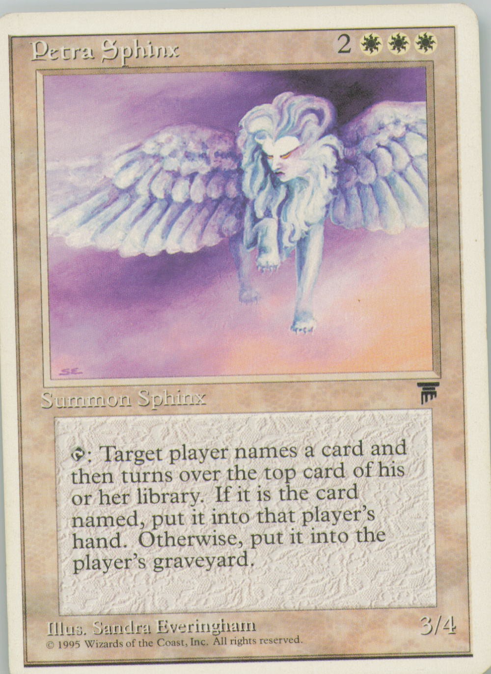 PETRA SPHINX R CHRONICLES MAGIC: THE GATHERING NM