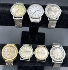 Timex Lot Of 7 Mens Vintage Wrist Watches Mechanical Quartz Analog Indiglo +