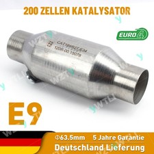 200 Zellen Sport Katalysator 101mm E-Mark E9 103R 63,5 mm Euro 4
