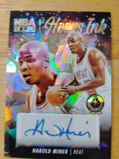 Harold Miner  2023-24 Premium Stock - Hoops Ink #HI-MNR Ice...