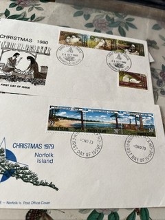 Norfolk Island FDC X2