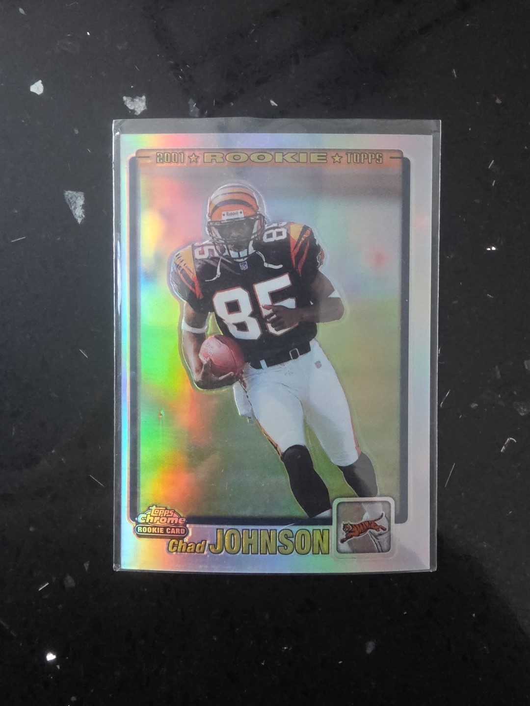 NM-LP 2001 Topps Chrome - Rookie Refractor Chad Johnson #259 /999 (RC)