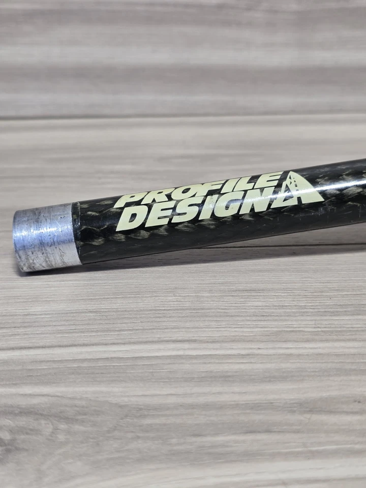 Profile Design 纤维 RS/XC 碳纤维立管 MTB 车把 590 毫米 25.4 — 第 3/4 张图片