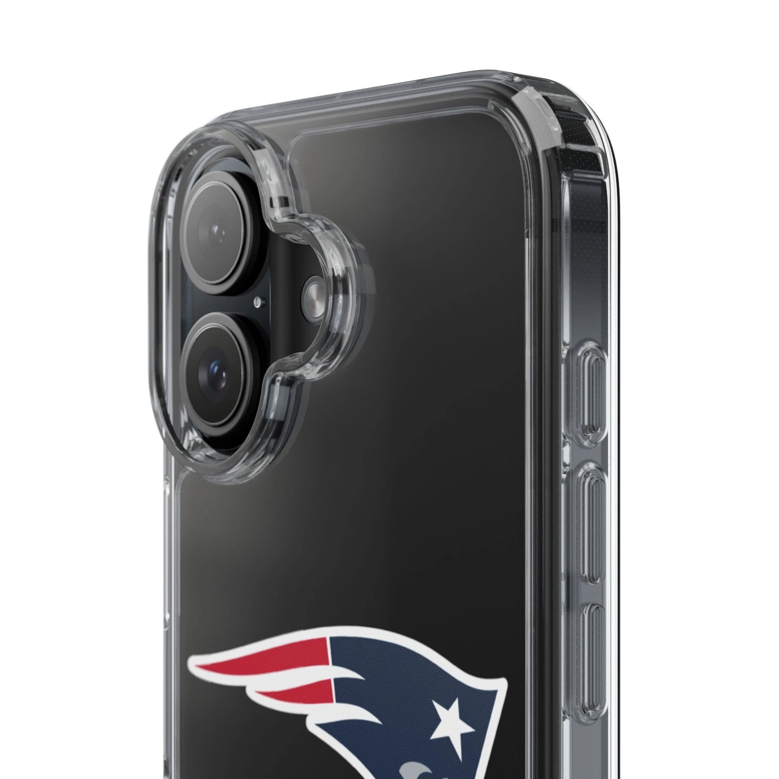 New England Patriots Clear Phone Case for iPhone