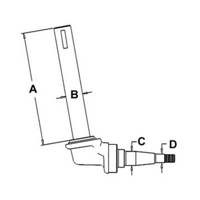 AM383910R91 Spindle - Left Hand