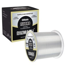 Fluoro Fishing Line, 100 Fluorocarbon Coated Fishing Line Clear, 10LB/0.28m...