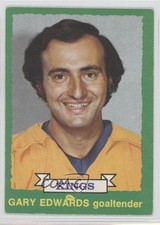 1973-74 O-Pee-Chee Light Back Gary Edwards #199 0i7