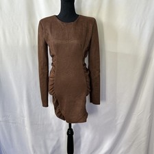 Fashion Nova Get Going Shoulder Pad Mini Dress Size Medium NWT