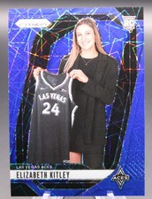 2024 Panini WNBA Prizm Elizabeth Kitley RC Blue Velocity Rookie #140 Aces