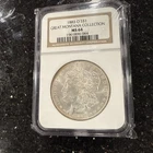 1883O Morgan Silver Dollar MS64 - Great Montana Collection Nice Rim Toning!