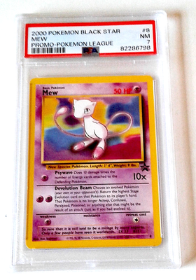 1999/2000 POKEMON LEAGUE MEW PSA 7 #8 BLACK STAR PROMO | eBay