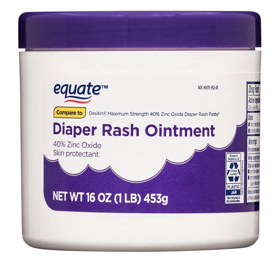 Rash Ointment With 40% Zinc Oxide, 16 Oz (453 G) Each