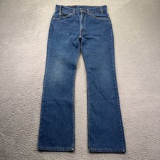 Vtg Levis 517 Orange Tab Jeans Mens 32x30 90s USA Made Bootcut Dark Wash Denim
