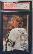 91-92 Pro Set Platinum Wayne Gretzky PC4  🚨🚨🚨 KSA 10 Pristine Gem Mint
