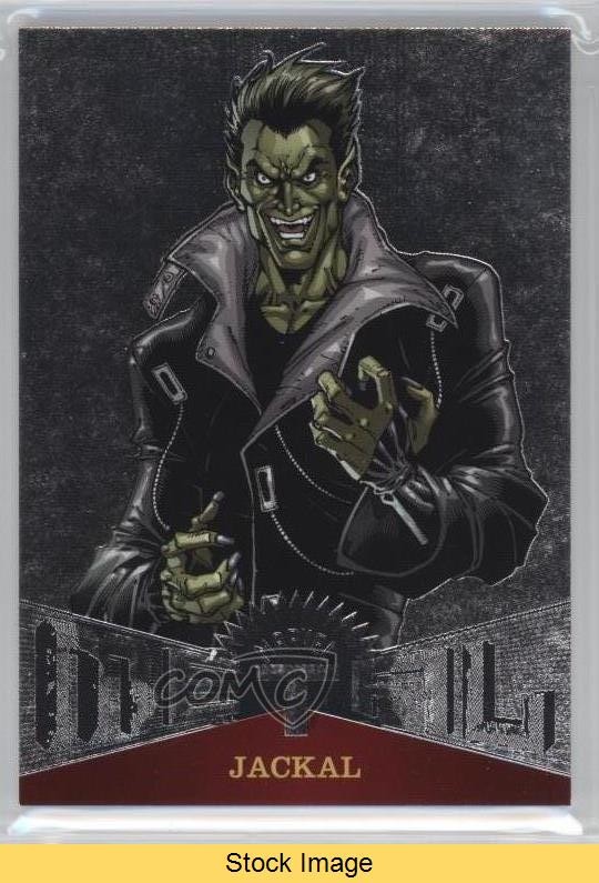 2017 Fleer Ultra Marvel Spider-Man Marvel Metal Jackal #MM49 READ 0e3