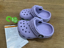 Crocs Classic Clog Toddler Purple C4 UK4 Soft and comfy