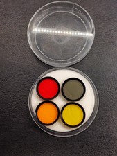 Lot of 4 Vintage Filters Sigma 30.5mm ND4X Y5...