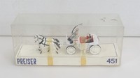 Preiser Figuren 1:87 - 451 Offene Hochzeitskutsche Ovp Neu