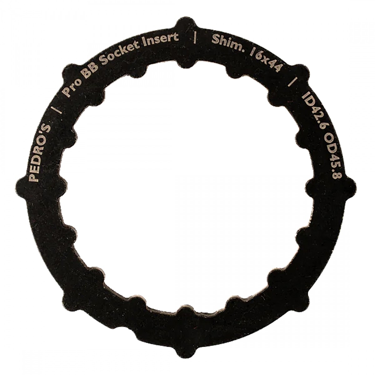 Вставка для системы розеток Pedros Pro BB - черный переходник BB диаметром 44 мм для 16-метрового дна 3990₽