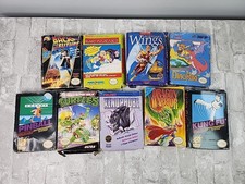 Lot of 9 Vintage NES Nintendo Boxes Only Dragon Warrior Xenophobe Pinbal etc.