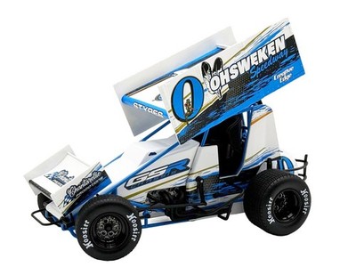WINGED SPRINT CAR #0 STYRES ''GSR-OHSWEKEN'' (2026) 1/18 DIECAST BY ACME A1826013
