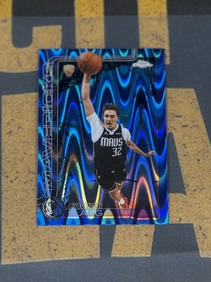 Clean Topps Chrome Update Cooper Flagg #251 Blue Wave Refractor RC /150 Match