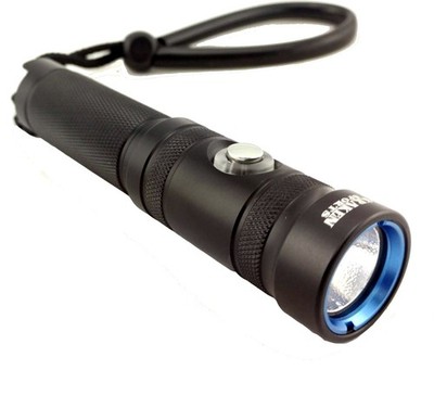 Kraken Sports NR-1000 Back Up Dive Light 1000 Lumens, 330ft/100m Depth Rating,