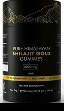  Gomme pure himalayane shilajit oro 3000MG per porzione 60 conteggi MixBerryFlavor