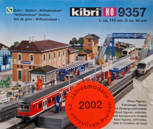 Kibri 9357 | S-Bahn Station Wilhelmsbad Set escala H0 | Zustand: Neu