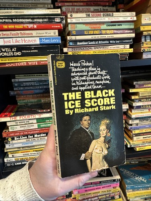 #ad #ad THE BLACK ICE SCORE 1ST ED PAPER ORIGINAL RICHARD STARK DONALD E WESTLAKE HV $79.99