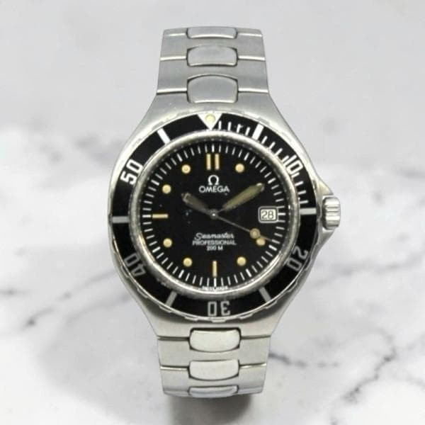 OMEGA Seamaster 200M Professional 396.1062 Men's Quartz Watch Rare Vintage