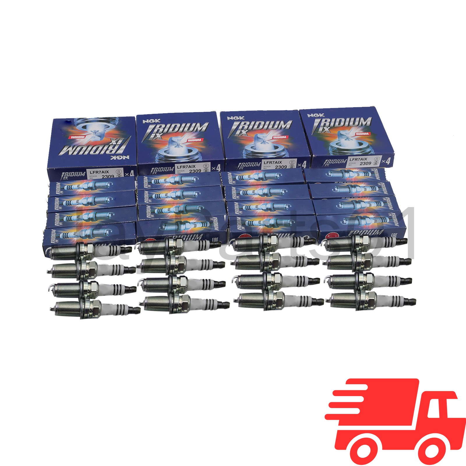 16X NEW Iridium IX Spark Plugs Upgrade Hellcat For NGK LFR7AIX 2309 NGK