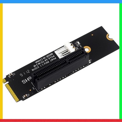 4X SATA Power Riser kompatibel mit X1 X4 X8 X16 PCI-e Schnittstellenadapterkarte
