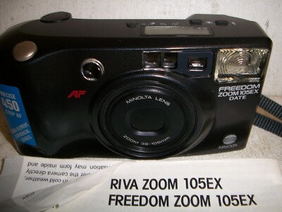 Minolta Freedom Zoom 105EX DATE 35mm Film Camera Point Shoot | eBay