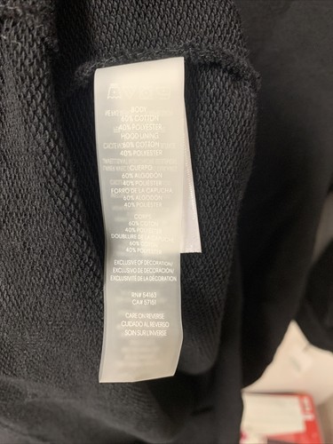 New Calvin Klein Women’s Long sweater with hoody, size: L, Black, MSRP$69.50 - Picture 9 of 9