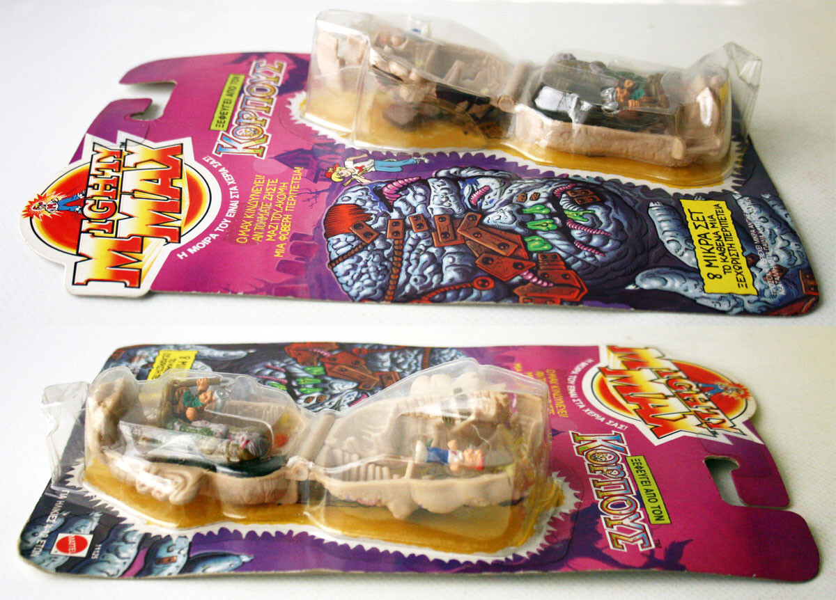 Vintage Mighty Max Horror Heads Corpus Mattel 1993 Loose 100