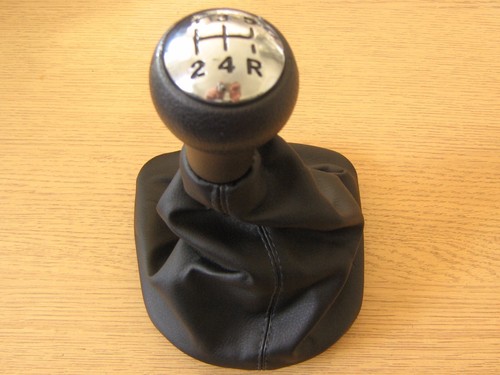 Gear Shift Knob 5 Speed + Gaiter for Peugeot 307 307cc 406 307 SW - Picture 2 of 3