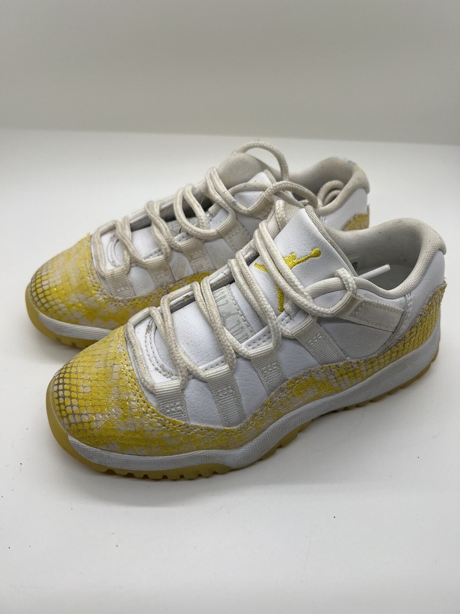 Size 11 (PS) - Jordan 11 Retro Low Yellow Snakeskin for sale 