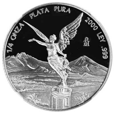 2000 Mexico Silver Proof LIBERTAD 1/4oz. NGC PF68UC Mtg.700 | eBay