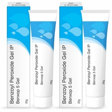 Salve Benxop Benzoyl Peroxide 5 Gel for Pimples, Acne - 20g Pack 2.
