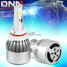 WHITE 6000K BRIGHT UPGRADE BRIGHTER LED LIGHTS 9006 REPLACEMENT BULBS WITH FAN