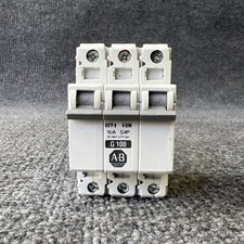 Allen Bradley 1492-CB3G100 Ser C 10A 3 Pole 480V Circuit Breaker Used